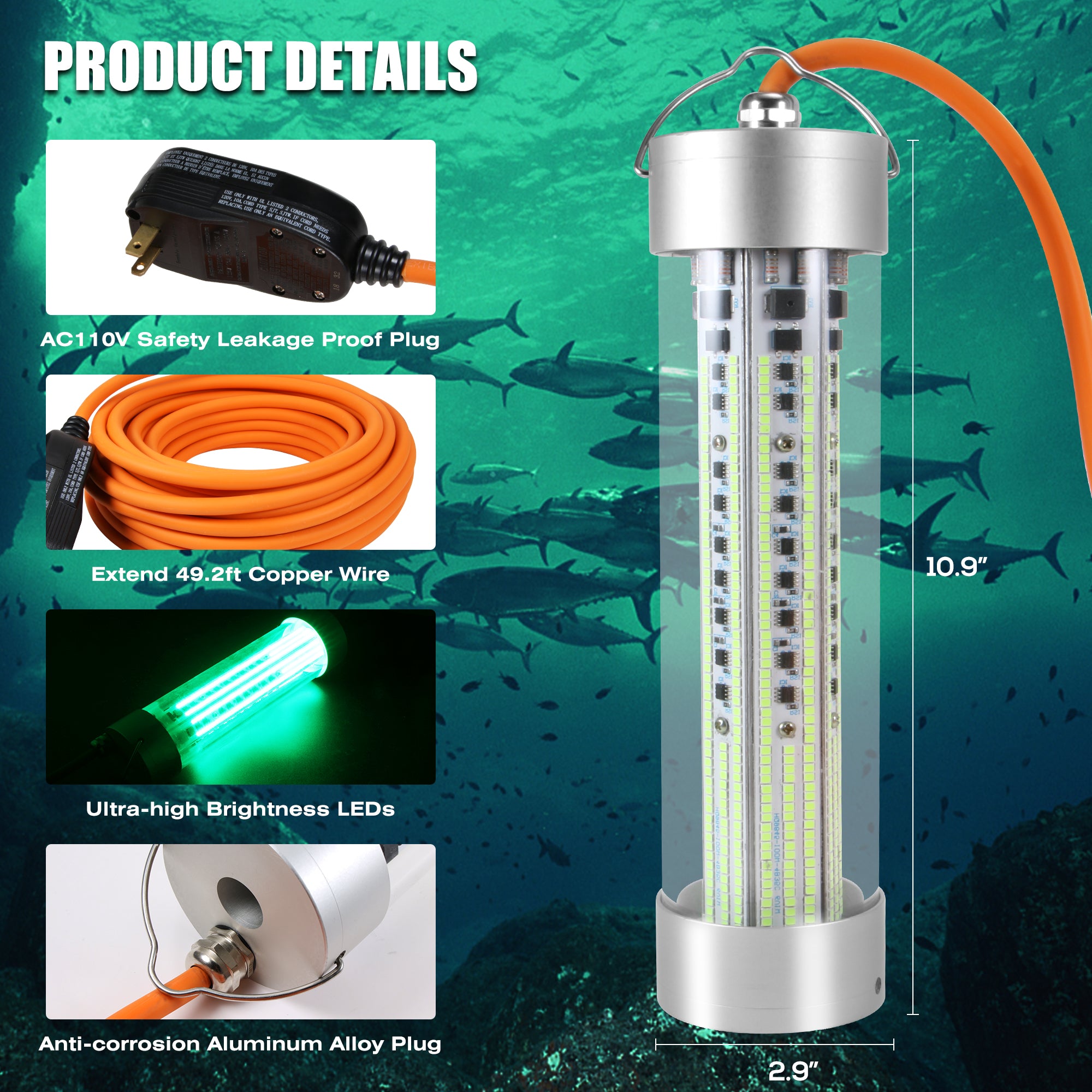 FS Series Fishing Light, 100~1000W, DC12~265V